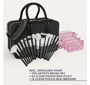 Набор кистей The Artists Brush Set 15 веганских кистей The Zoe Bag & The Artists Pinselset