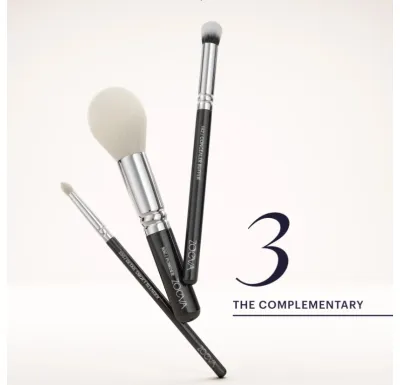 Набор кистей The Artists Brush Set 15 веганских кистей The Zoe Bag & The Artists Pinselset