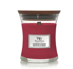 Ароматична свічка з ароматом бурбона, фруктів, деревини Woodwick Mini Elderberry Bourbon 85 г