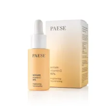 Висвітлююча Сиворотка для обличчя проти пігментації Brightening Serum Vitamin C 10% Paese 15ml
