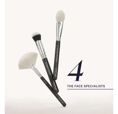 Набор кистей The Artists Brush Set 15 веганских кистей The Zoe Bag & The Artists Pinselset